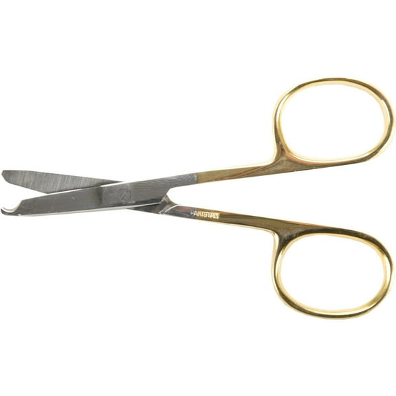 Snip-A-Stitch Scissors, 3.5", Gold Plated