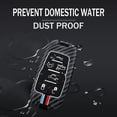 thumbnail image 6 of Key Fob Cover Compatible with Dodge Ram 1500 2500 3500 4500 5500 2019-2025 5 6 Button Metal Keychain Case Holder Protector, 6 of 9