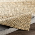thumbnail image 3 of Hauteloom Croft Jute Living Room, Bedroom Area Rug - Contemporary - Tan, Black, Peach - 8' x 10', 3 of 12