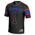 thumbnail image 2 of Men's GameDay Greats #1 Black SMU Mustangs Endzone Football Jersey, 2 of 4