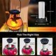 thumbnail image 4 of 2 Pack Replacement Solar Light Tops with Flickering Flame, 4 of 5