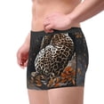 thumbnail image 2 of Yiaed Leopard On Tree Branch Print Men's Soft Cotton Boxer Shorts Breathable Boxers Underwear Moisture-Wicking Underwear Stretch Boxer Briefs for Man-XX-Large, 2 of 5