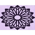 thumbnail image 1 of Ahgly Tapis Rectangulaire Lavable en Machine Intérieur Transitionnel Fleur Rose, 2 Pieds x 4 Pieds, 1 of 7