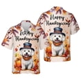 thumbnail image 3 of Happy Thanksgiving Bichon Frise Welcome Thankful Fall Autumn Pumpkin Hawaiian Shirt Breathable Summer Unisex Merch Bichons Dog Lovers Gifts Idea - 02021, 3 of 6