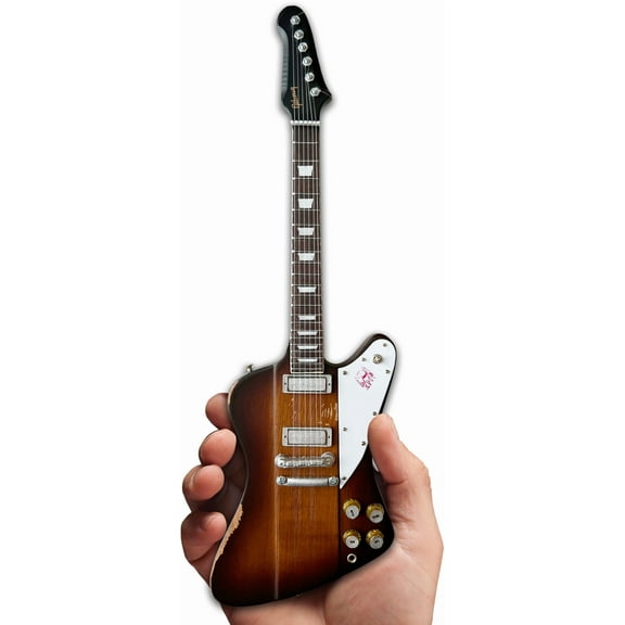 Axe Heaven Johnny Winter Gibson Firebird V 1963 Sunburst  Mini Guitar Replica Collectible GG-427