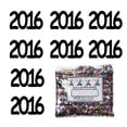 thumbnail image 2 of Confetti Year 2016 Black - Half Pound (8 oz) - CCL7290, 2 of 8