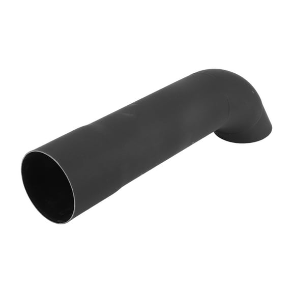 Unique Bargains 2.24" Inlet T304 Stainless Steel Turn Down Exhaust Tip 305mm Long Black