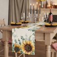 thumbnail image 2 of Table Runners 72 Inches Long Dress Scarves, Sunflower Eucalyptus Farmhouse Kitchen/Dining Table Runner, Coffee Tablerunners, Farmhouse Weeping Botanical Linen 18x72 Inch, 2 of 9