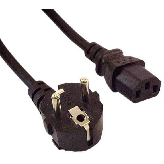 IEC M1308 PC European Power Cord ( CEE 7/7 to IEC320-C13 ) 6'