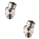 thumbnail image 2 of Yuarrent 1 adaptador de ducha ajustable de acero inoxidable. 1# 2Conjunto, 2 of 6