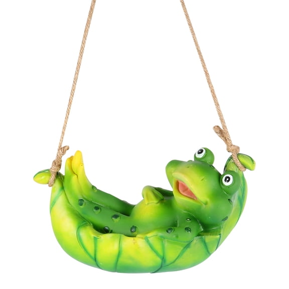 Raindrops Outdoor Frog Pendant Shaped Ornament Exquisite Garden Decor
