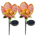 thumbnail image 1 of Kearding Luz de enchufe de tierra solar Luz de césped impermeable LED Lámpara de césped solar de arte de hierro Control de luz inteligente con Iluminación y accesorios Kearding HA019203-00, 1 of 1