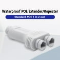 thumbnail image 4 of 2 Port 1 in 2 Out Waterproof POE Extender 10/100Mbps Outdoor 30W High Power Plug&Play for PoE Switch NVR IP Camera AP, 4 of 5
