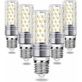 thumbnail image 1 of Bombilla LED E27, bombilla de maíz de 16 W equivalente a bombilla halógena de maíz E27 de 120 W, 6000 K, blanco frío, 1600 lm, CA brillante, 230 V, E27, haz de 360° de ancho, LED 842835 SMD, paquete, 1 of 5