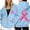 Light Blue, variant on Women Sherpa Lined Sweatshirt for Cancer Awareness 2025 Fall Zip Pullover Oversized Crew Neck Hoodies Fashion Outfits Winter Clothing (Black, XXXL)