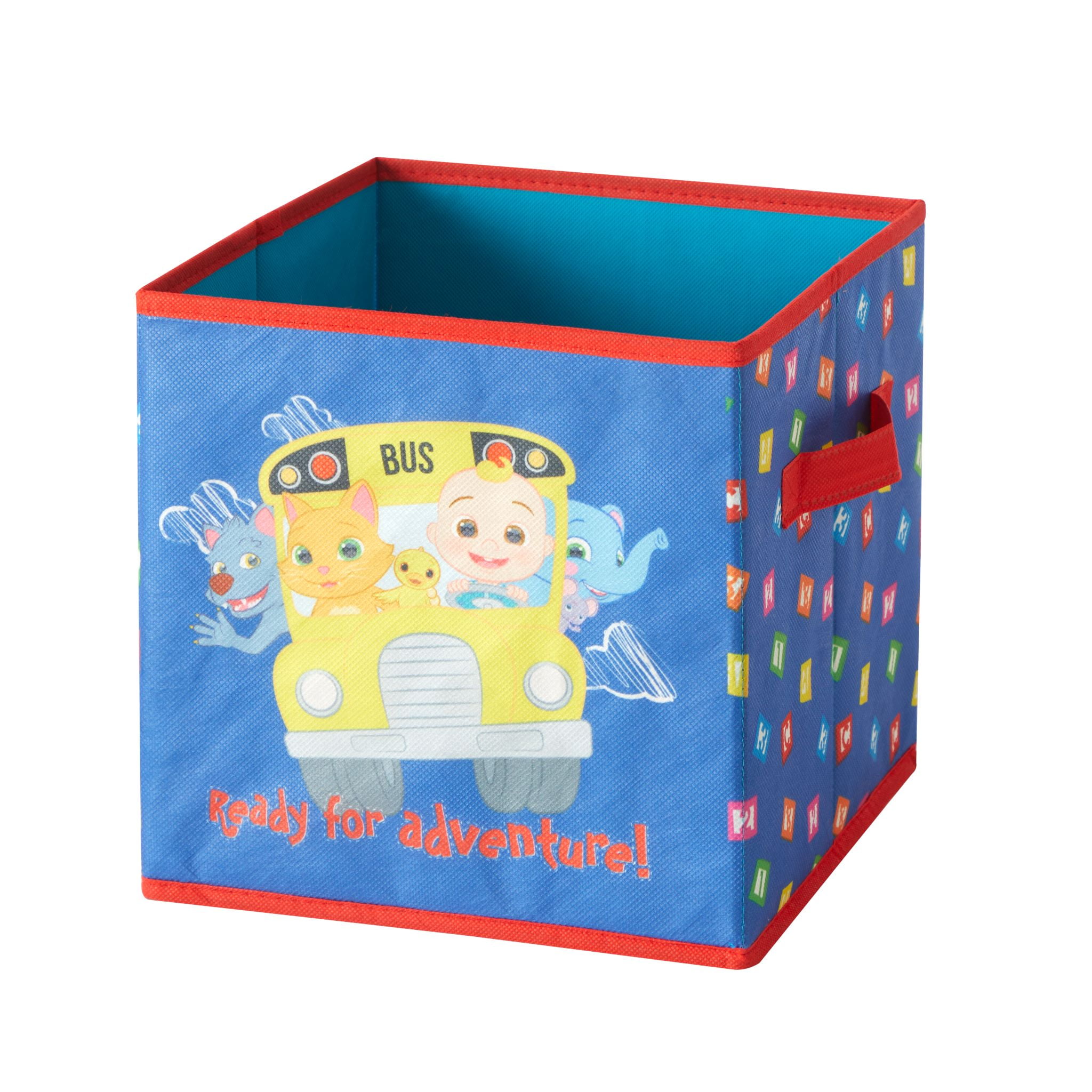 Cocomelon Blue Polyester 4 Piece Storage Bundle Set for Children's Room Décor