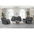 thumbnail image 4 of New Classic Furniture Park City Polyester Fabric Power Sofa in Slate, 4 of 10