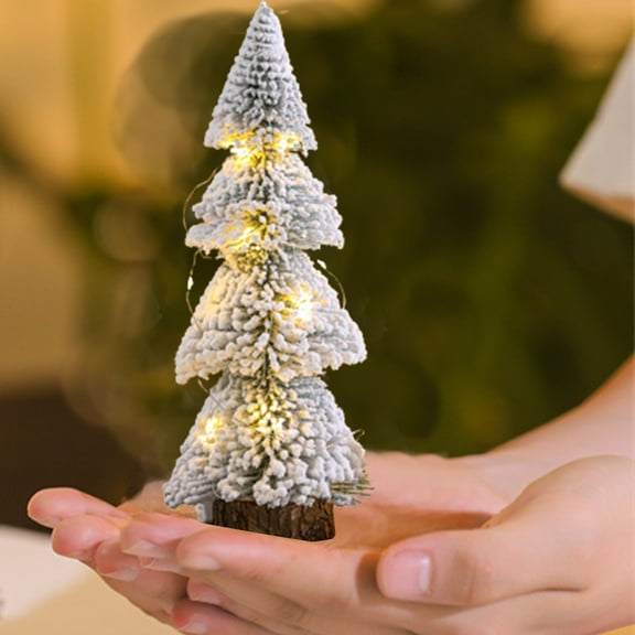 Tyidzon Artificial Holiday Small Mini Christmas Tree for Tabletop,Home, Office, Indoor and Outdoor Holiday Christmas Decorations