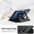 thumbnail image 5 of FJLBDE Case for iPad Mini 7 A17 Pro 2024/Mini 6 2021 8.3 Inch 7th/6th Gen, 360 Rotating Stand iPad Protective Case Cover with Auto Wake/Sleep, Blue, 5 of 7