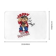 thumbnail image 3 of Lsque Sml Jeffy Pattern Doormat, Durable Flannel Fabric, Waterproof Stain and Fade Resistant, Low Profile,Indoor Outdoor Door Mats, Easy Clean Patio Entrance Mat, 16x24in, 3 of 8