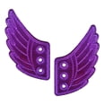 thumbnail image 4 of Milaget 2 Pcs Chaussures Mode Punk Angel Accessoires de Espadrilles Décorations, 4 of 6