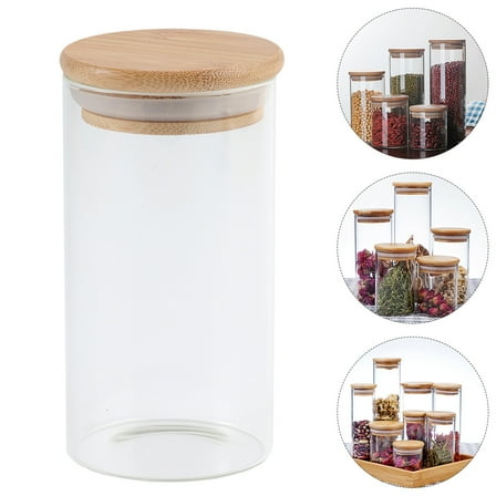 Glass Containers Sealed Food Canisters Large Jar with Lid Jars Lids