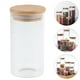 thumbnail image 3 of EeaseMX 1 tarro de vidrio para guardar té, recipiente hermético para cocina con tapa de bambú (2000 ml), 3 of 8