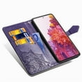 thumbnail image 2 of Dteck Case for Samsung Galaxy S20 FE(6.5 inches),Flower Patterned Magnetic Leather Wallet Card Holder Flip Cover Protective Shockproof Kickstand S20 FE 5G Phone Case ,Purple, 2 of 5