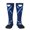 2 Black-2, variant on Knee High Socks for Women Thin Blue Line Satin Ribbon Long Tube Sock Uniform Socks
