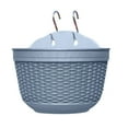 thumbnail image 2 of Apmemiss Clearance Plastic Hanging Rattan Planter, Self-Watering Hanging Basket, Plant Herb Orchid Flower Pot,Blooms Container for Home office Garden Balcony Wall Pergola Fences Indoor Outdoor, 2 of 3