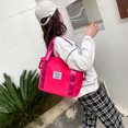 thumbnail image 4 of Sywqhk Moda Mujer Fitness Equipaje Bolsa Oxford Tela Plegable Bolsos (Rosa Roja) Sywqhk Para estrenar, 4 of 8