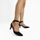 thumbnail image 4 of DREAM PAIRS - Zapatos de tacón alto para mujer con correa al tobillo y puntera cerrada, 4 of 4