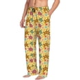 thumbnail image 2 of Easygdp Sea and Sand Men's Pajama Pant, Sleep Elastic Waistband Lounge Pants - Small, 2 of 9