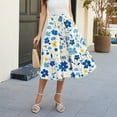 thumbnail image 4 of Maxi Skirts for Women Long Midi Length Casual Skirt for Beach Party Holiday 2025, 4 of 5