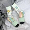 thumbnail image 5 of Vsdgher Books Crew Socks for Men & Women, Breathable Casual Athletic Ankle Socks, 5 of 6