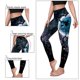 thumbnail image 2 of High Waist Leggings for Womens Soft Stretch Opaques Slim Yoga Leggings Bubble Butt Fitness Leggings B2301027 L, 2 of 4