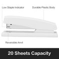 thumbnail image 7 of Deli Stapler, Desktop Stapler, Office Stapler, 20 Sheet Capacity, Includes 1000 Staples and Staple Remover, White, 7 of 7