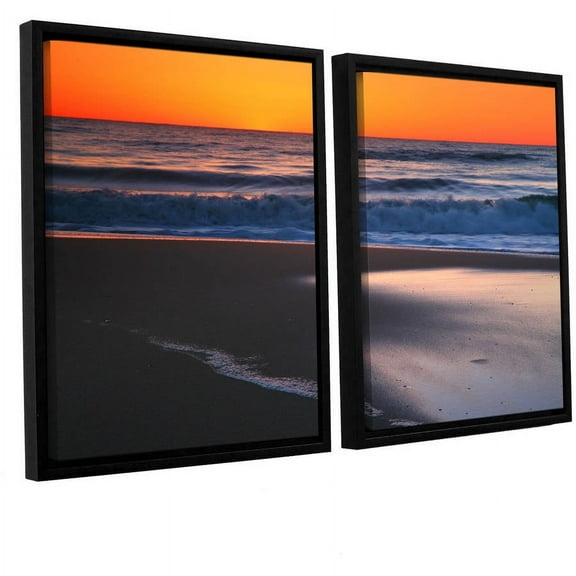 ArtWall Steve Ainsworth "As Dawn Approaches" 2-Piece Floater Framed Canvas Set