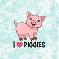 thumbnail image 4 of Inktastic I Love Piggies Cute Pig Boys or Girls Toddler T-Shirt, 4 of 5
