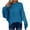 Blue, variant on zbxnLI Womens Plus Size Sweaters Long Sleeve Tunic Tops Crewneck Causal Blouses Pullover Shirts for Ladies