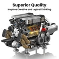thumbnail image 2 of Set de construcción Mould King modelo W16 con motor, 952 piezas, 2 of 7