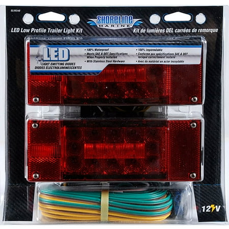 shoreline marine led low profile trailer light kit led low profile trailer light kit