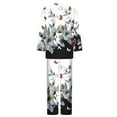 thumbnail image 5 of Puntoco Conjunto de pantalones y manga larga estampados a la moda para mujer, conjunto informal de dos piezas, liquidación Puntoco Puntoco-2224, 5 of 5