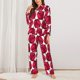 thumbnail image 2 of Fotbe Tulips Flowers Conjunto de Pijama de Manga Larga para Mujer con Estampado, Ropa de Dormir de 2 Piezas, Conjunto de Casa Suave y Cómodo con Bolsillos-X-Large, 2 of 7