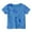 Blue, variant on Girls Americana T-Shirt Short Sleeve Crew Neck T Shirt Summer Tee Top