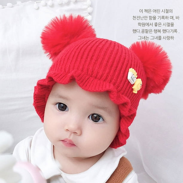 Gorro para bebe recien nacido gorro para bebe recien nacido gorro de lana tejido para hombre y mujer gorro de otono e invierno de seccion fina Walmart en linea