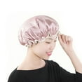 thumbnail image 3 of Pink Shower Cap for Girl SPA Non-toxic Tasteless Portable 1Set, 3 of 5