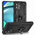 thumbnail image 2 of Designed for Motorola Moto G Power 5G 2024 Hybrid Durable 360 Degree Rotatable Ring Stand Holder Kickstand Fit Magnetic Car Mount Phone Case Cover [Black], 2 of 8