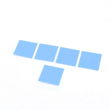 5 Pieces Thermal Conductive Heatsink Mount Stickers Blue
