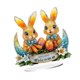 thumbnail image 5 of Decoración de conejitos de Pascua de acrílico, centro de mesa único y atractivo, decoración de Pascua 199 cm x 20 cm, 5 of 9